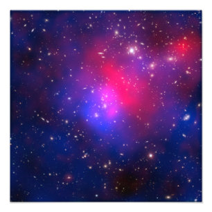 Pandoras samla i en klunga - Abell 2744 galaxer Fototryck