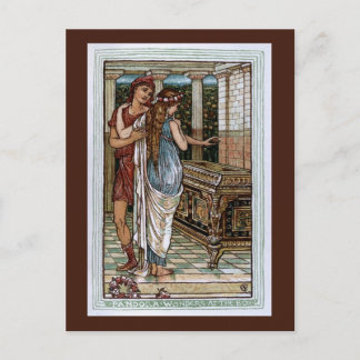 Pandoras underverk vid lådan vykort