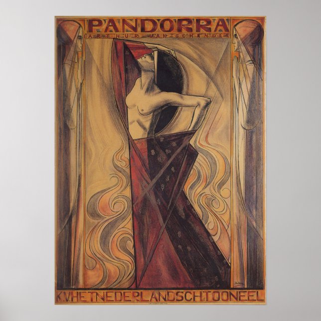 PANDORRA "Arthur Van Schendel" poster (Framsidan)