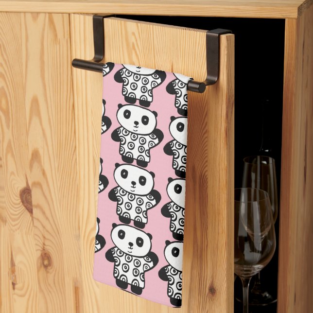 Pandy Panda Kökshandduk (Thirds Fold)