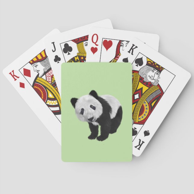 Pandyngling Grön Casinokort (Baksidan)