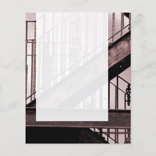 Panel 022 - Victorian Fire Escape Flygblad (Framsidan)