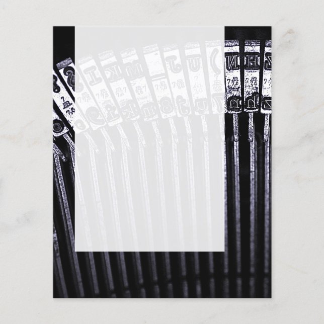 Panel 023 - Typewriter Flygblad (Framsidan)