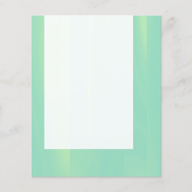 Panel 029 - Abstrakt Aqua Flygblad (Framsidan)