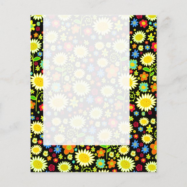 Panel 053 - Vår blommor Flygblad (Framsidan)