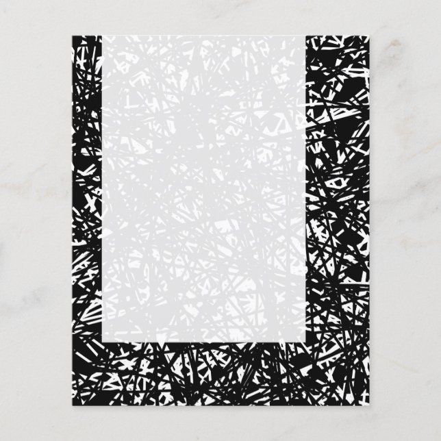 Panel 062 - Abstrakt Linjer Flygblad (Framsidan)