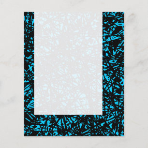 Panel 074 - Abstrakt Linjer - Himlar Blue Flygblad