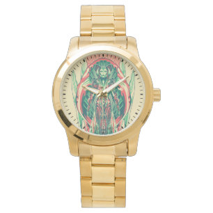 Panel för art nouveau för Aquaman Armbandsur