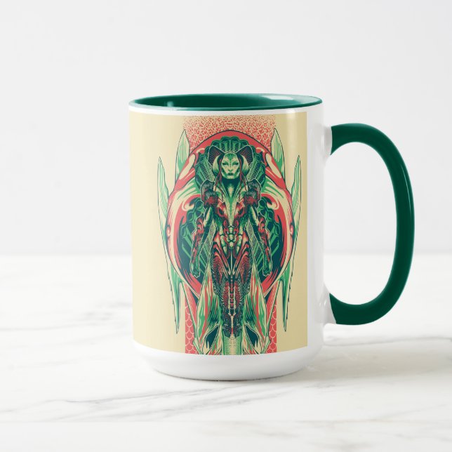 Panel för art nouveau för Aquaman | Mugg (Höger)