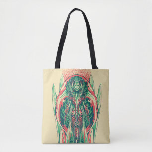 Panel för art nouveau för Aquaman   Tygkasse