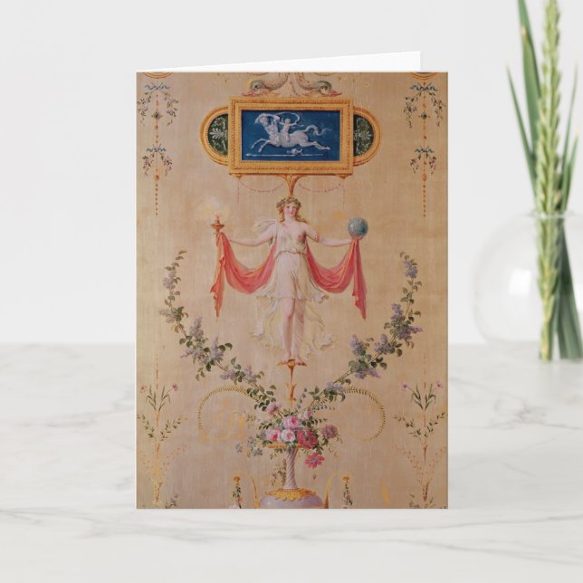 Panel från boudoiren av Marie-Antoinette Kort (Framsida)