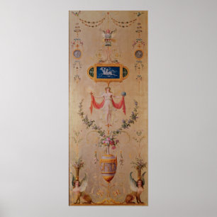 Panel från boudoiren av Marie-Antoinette Poster