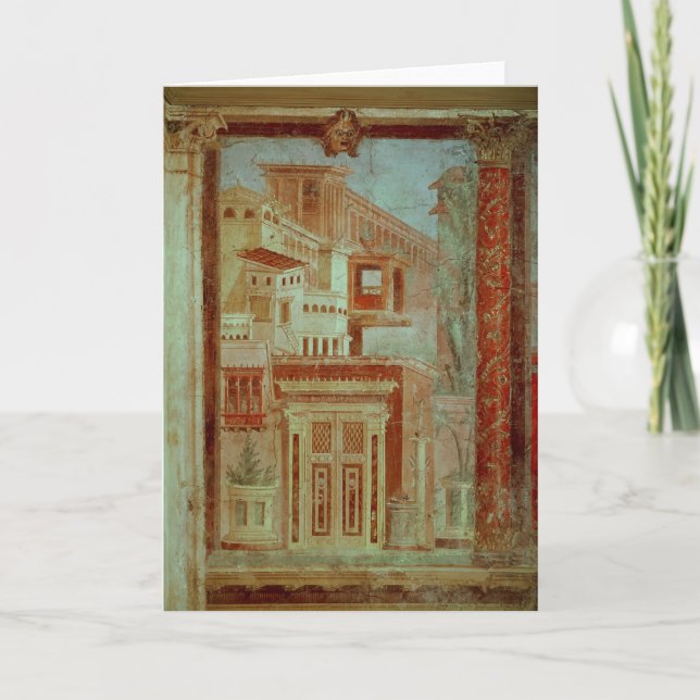 Panel från Cubiculum från sovrummet av Kort (Framsida)