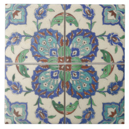 panel med vintage kakelplatta