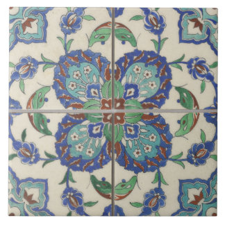 panel med vintage kakelplatta
