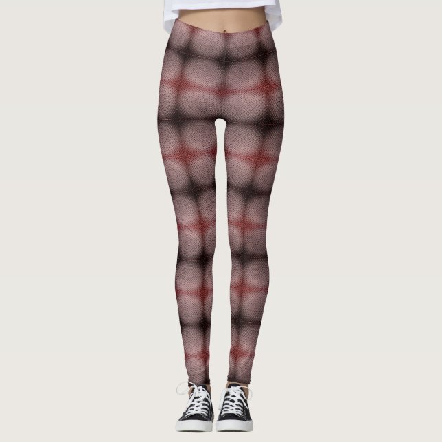 panel mönster leggings (Framsida)