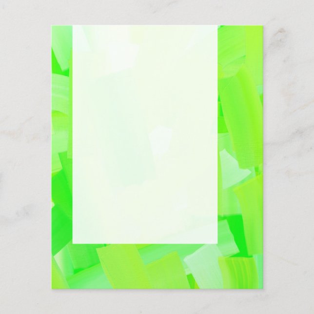 Panelen 041 - Målad Grönt Flygblad (Framsidan)