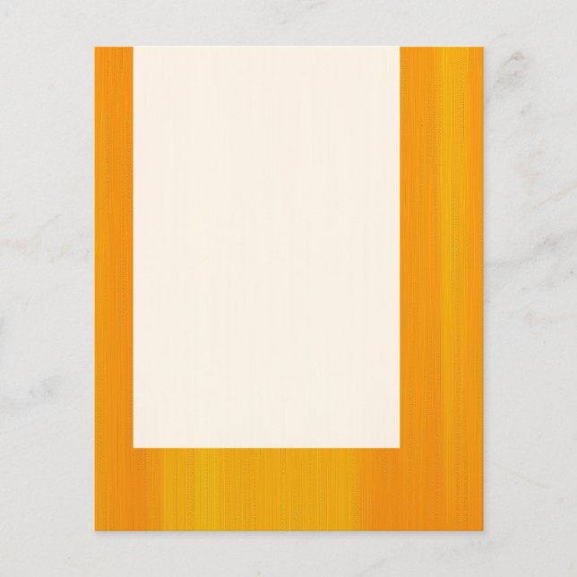 Panelen 044 - Målad Orange Flygblad (Framsidan)