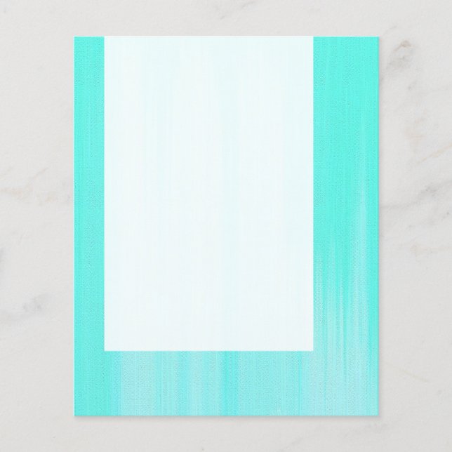 Panelen 046 - Färgad turkos Flygblad (Framsidan)