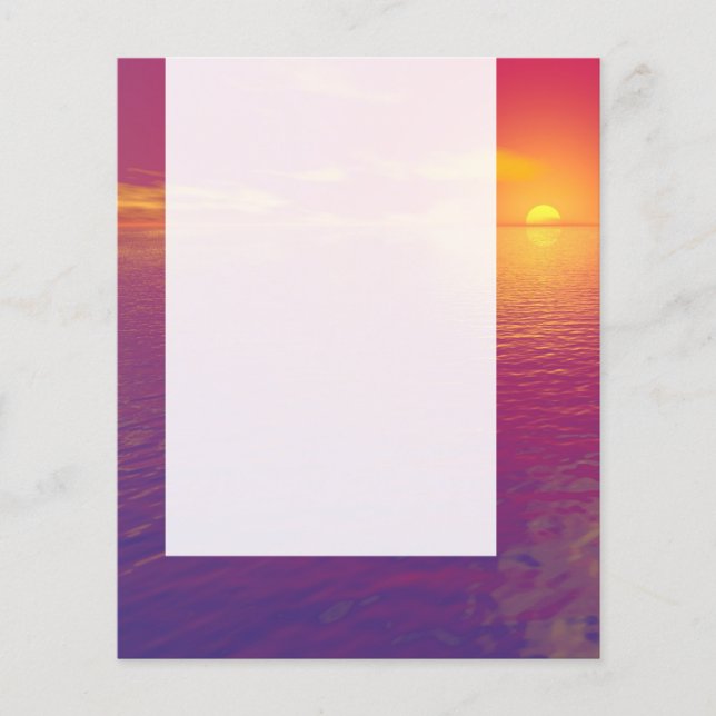 Panelen 084 - Solnedgång Flygblad (Framsidan)
