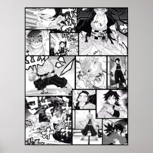 Panelen Demon Sayer Manga Poster