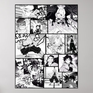 Panelen Demon Sayer Manga Poster