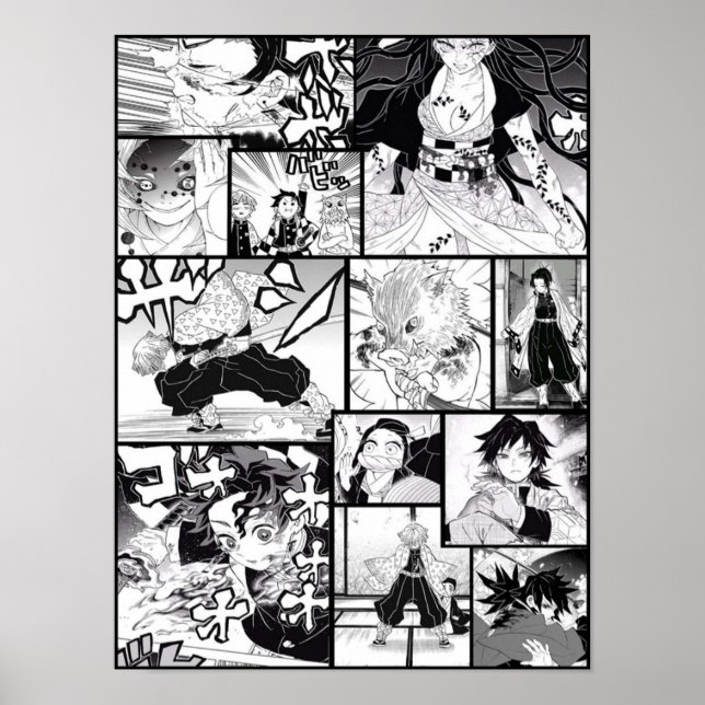 Panelen Demon Sayer Manga Poster (Framsidan)