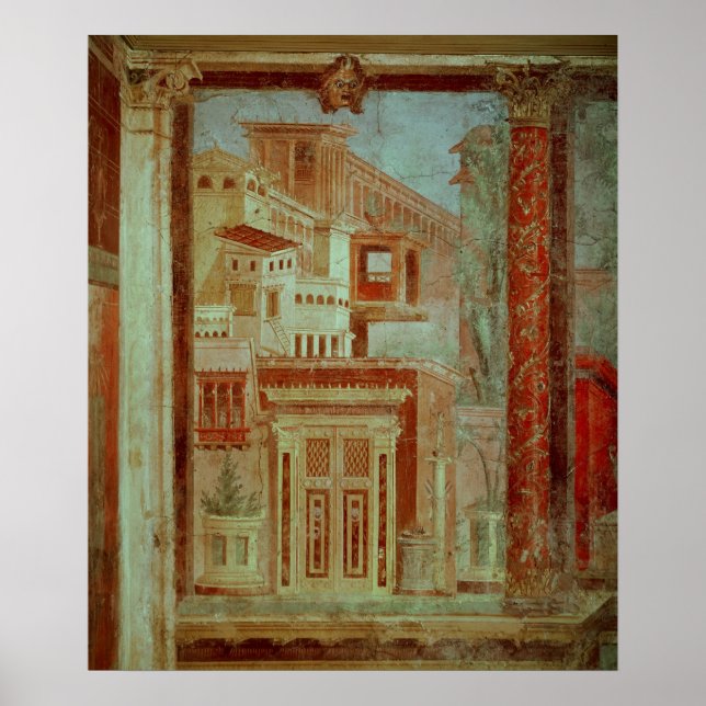 Panelen från Cubiculum från sovrummet i Poster (Framsidan)