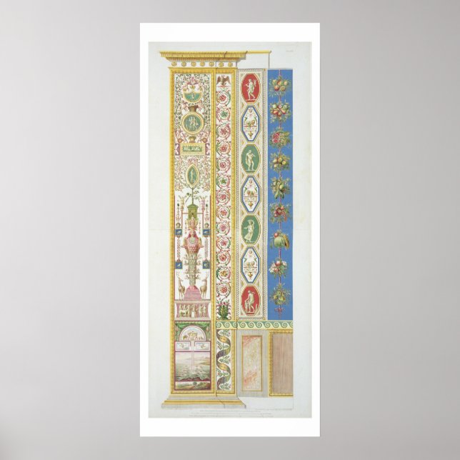 Panelen från Raphael Loggia vid Vatikanen, motor Poster (Framsidan)