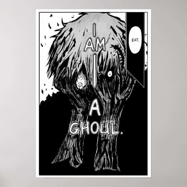 Panelen Kaneki Tokyo Ghoul Manga Poster (Framsidan)