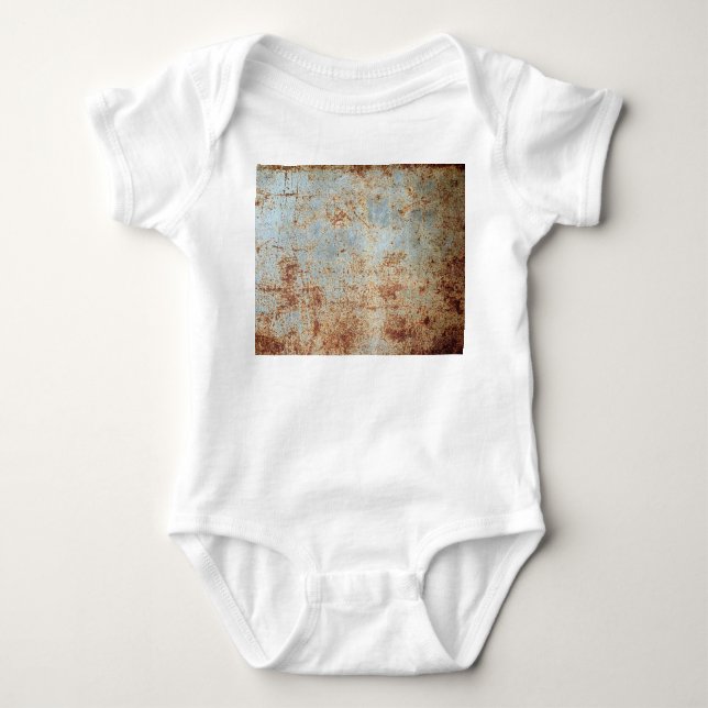 Panelen Rusty metall, texturerad bakgrund T Shirt (Framsida)