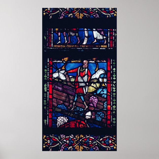Panelen som skildrar Sower Parable (Parable) Poster (Framsidan)