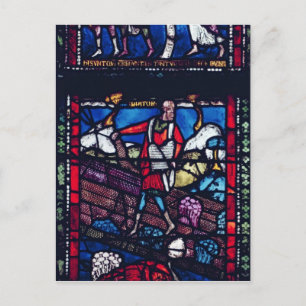 Panelen som skildrar Sower Parable (Parable) Vykort