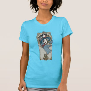 Panelen Woman Art nouveau Tee Shirt
