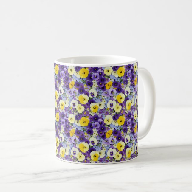 Paneler för mindre Lila och Gult Kaffemugg (Framsida höger)