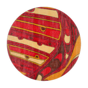 Paneler för Orange av abstrakt