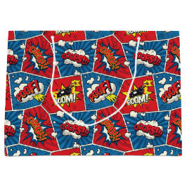 Paneler för popkonst Tecknad Bok