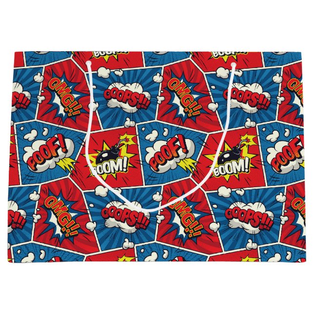 Paneler för popkonst Tecknad Bok (Framsidan)