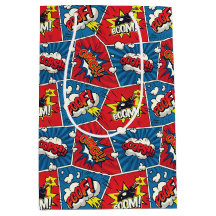 Paneler för popkonst Tecknad Bok