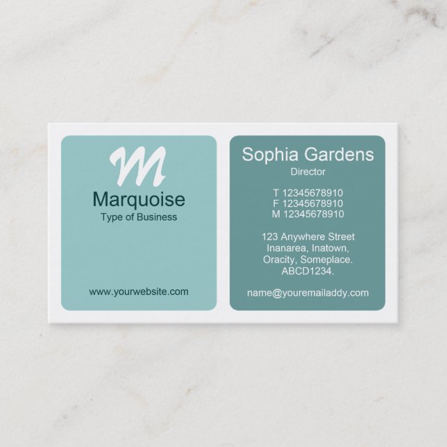 Paneler - Grönten Coolans skuggor Visitkort (Framsida)