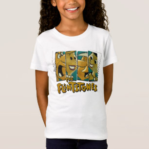 Panelerna för komiskt tecken för Flintstones d T-shirt