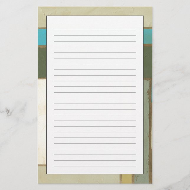 Panelmålning av Jennifer Goldberger Brevpapper (Framsida)