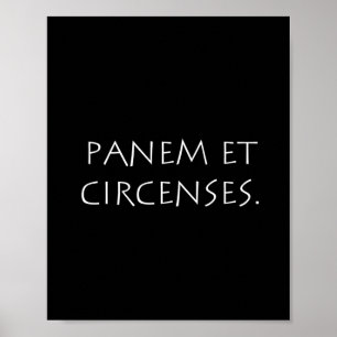 Panem och cirkusar poster