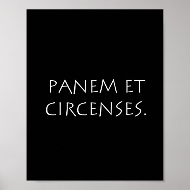 Panem och cirkusar poster (Framsidan)