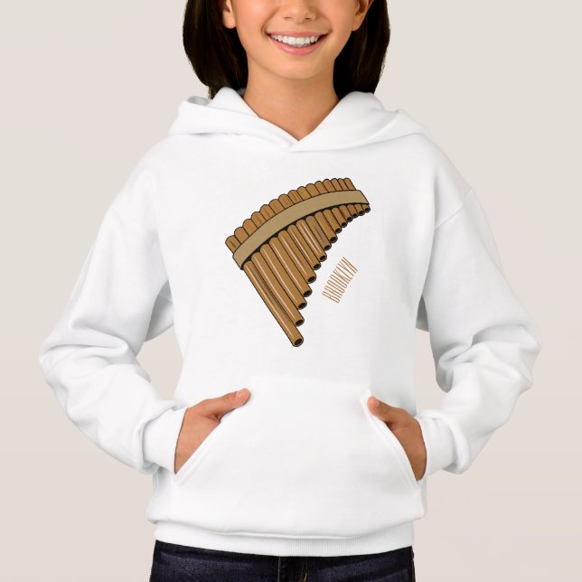 Panflöjt / panflöjt serieillustration  t shirt (Framsida)