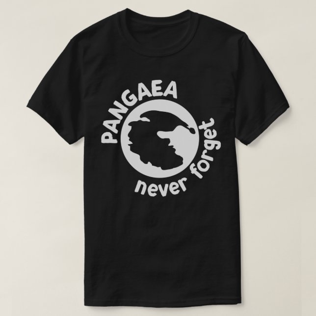 Pangaea Glöm aldrig att glömma Science Älskare T Shirt (Design framsida)