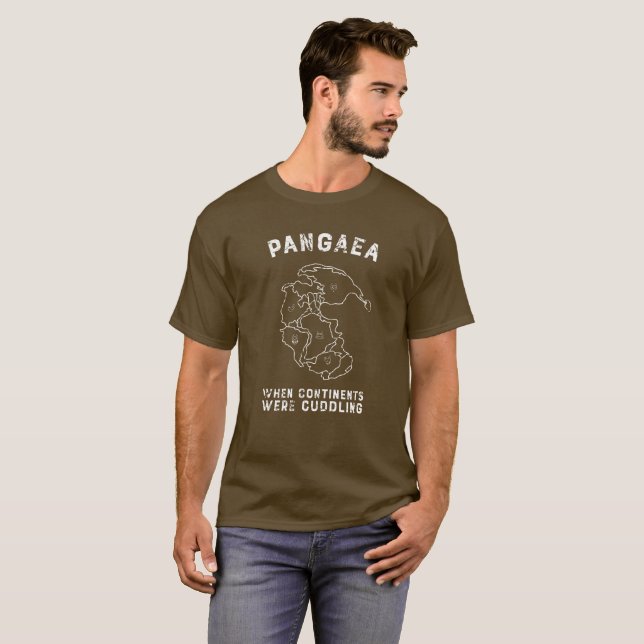 Pangaea: Kelkontinentar T Shirt (Hel framsida)
