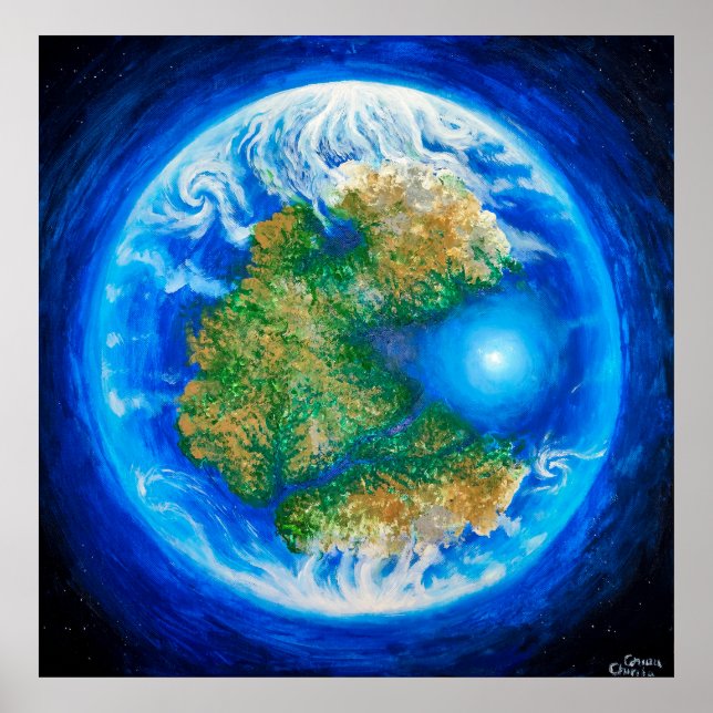 Pangaea och Tethys-havet Poster (Framsidan)