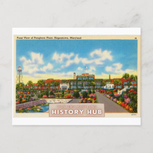 Pangborn Plant Historical Reprint Postcard Vykort