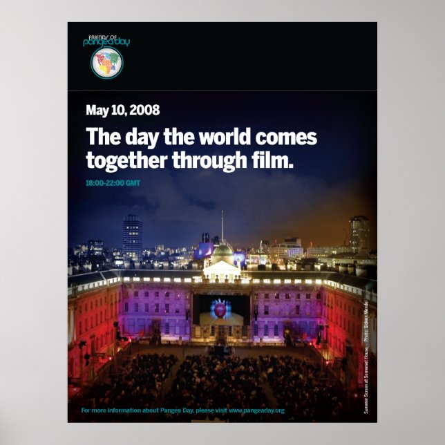 Pangea Day Poster (Framsidan)